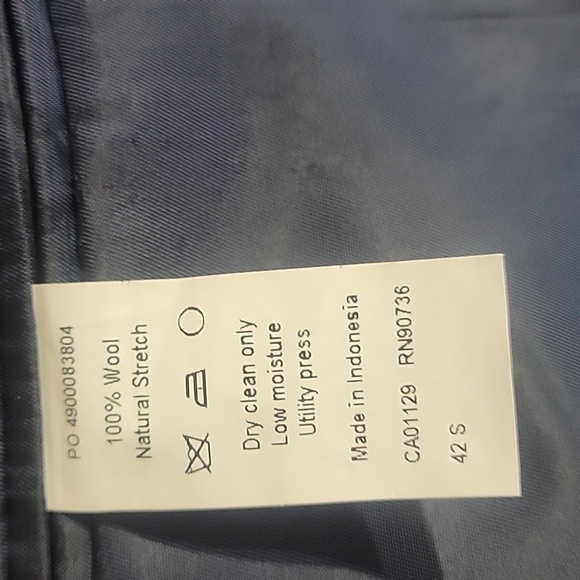 Calvin Klein Deep Blue Men's Blazer - Picture 5 of 5